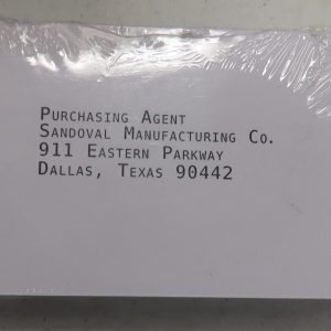 15O08     Set Mail Sorting Cards