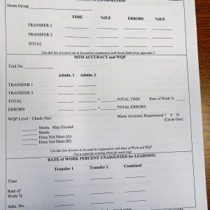 15S03R     Revised Score Pad