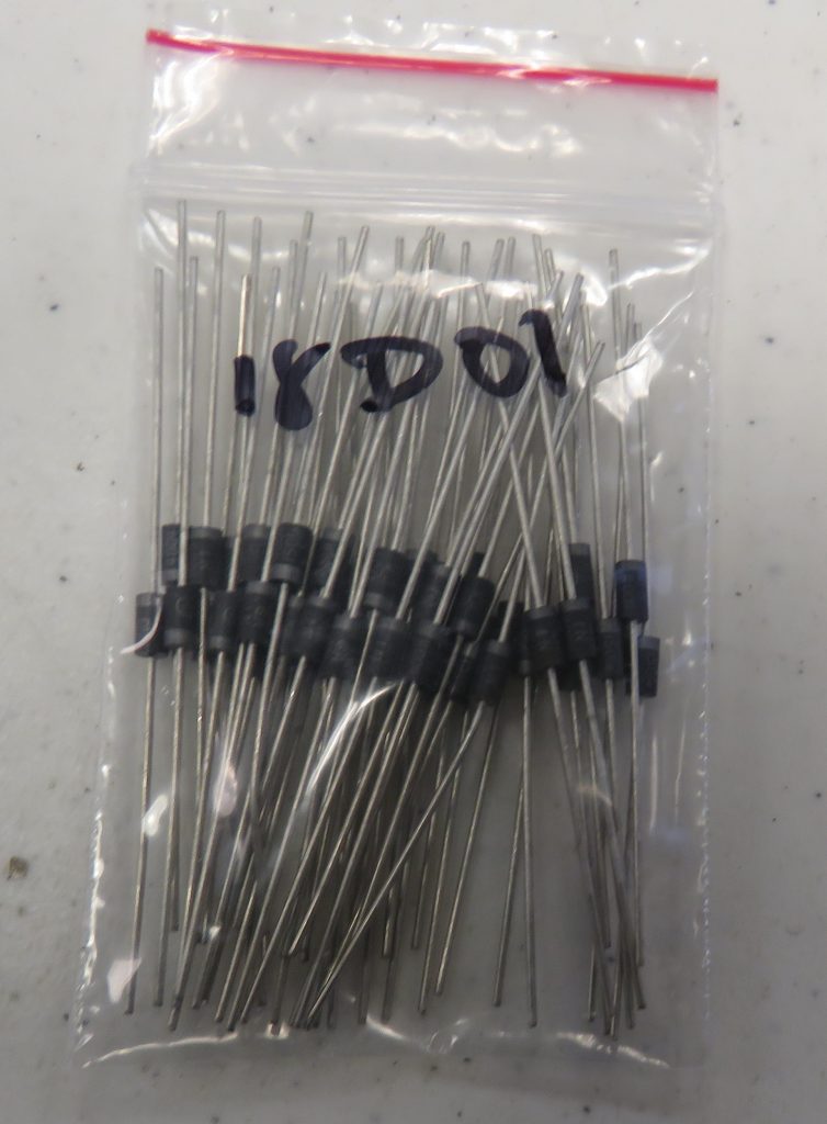 18D01 Set/50 Diodes Bases of Virginia