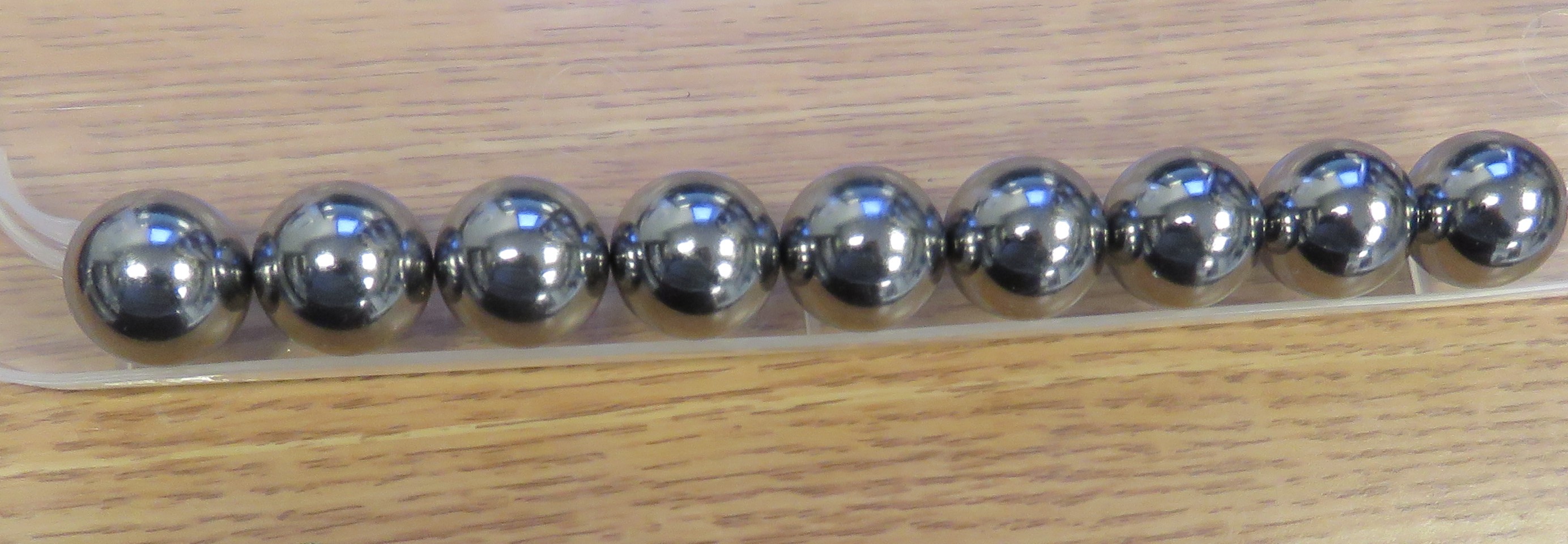 19E01S Set of Chrome Balls (QTY 9) Bases of Virginia