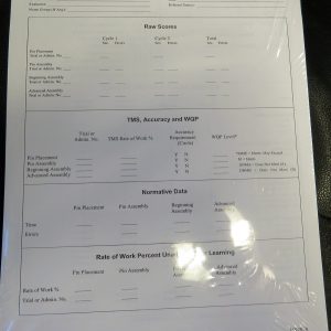 15S205R Revised Score Pad
