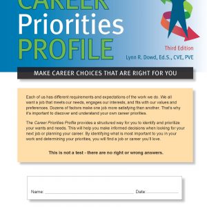 Career Priorities Profile, 3rd Edition